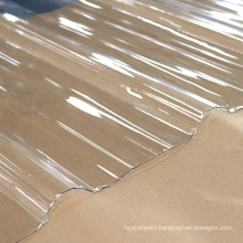 Customized Transparent Corrugated Plastic Roofing Sheet